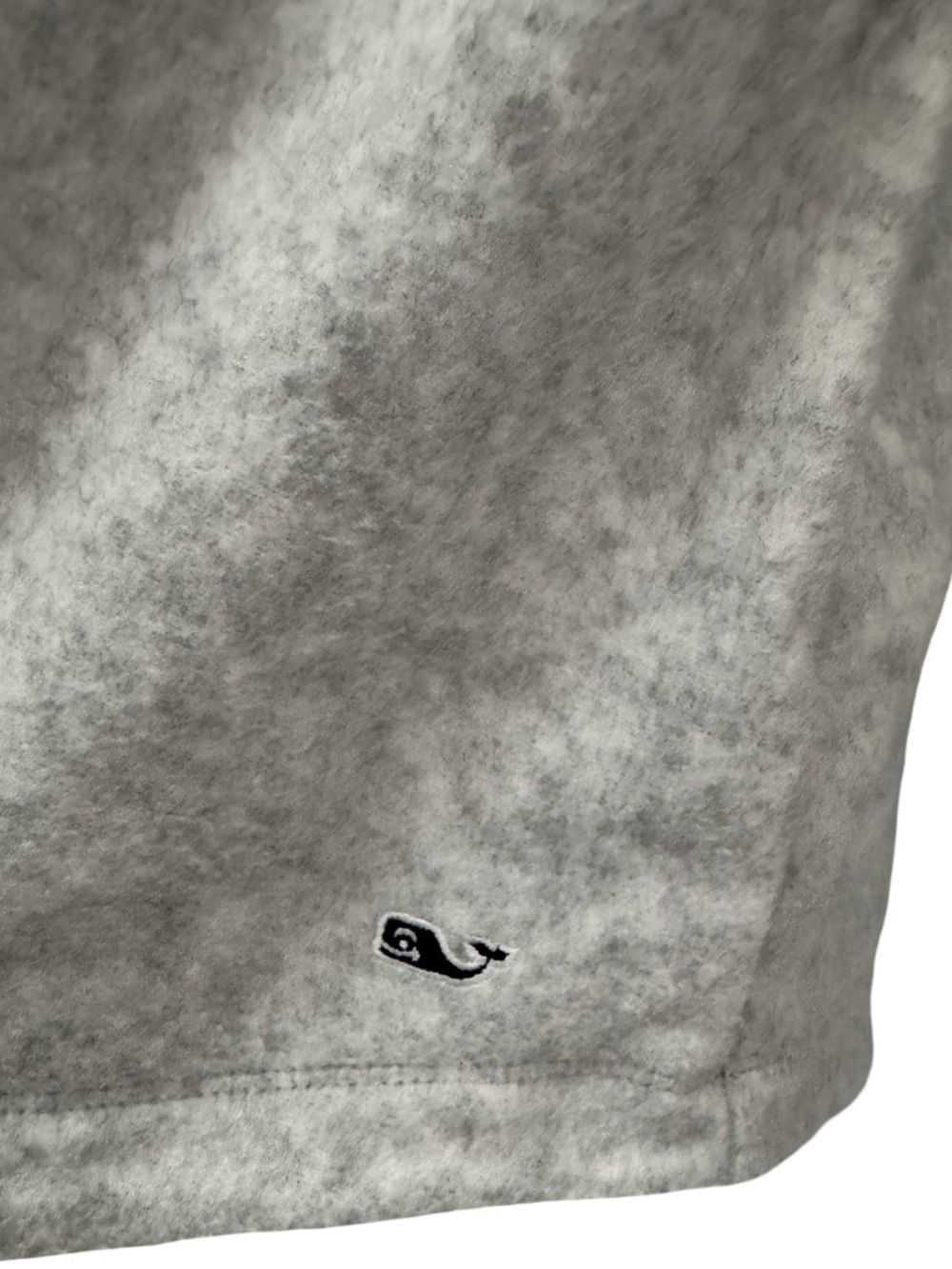 Vineyard Vines Shep Shirt Fleece Pullover Gray Mint Snap Neck Size Large - Picture 4 of 11